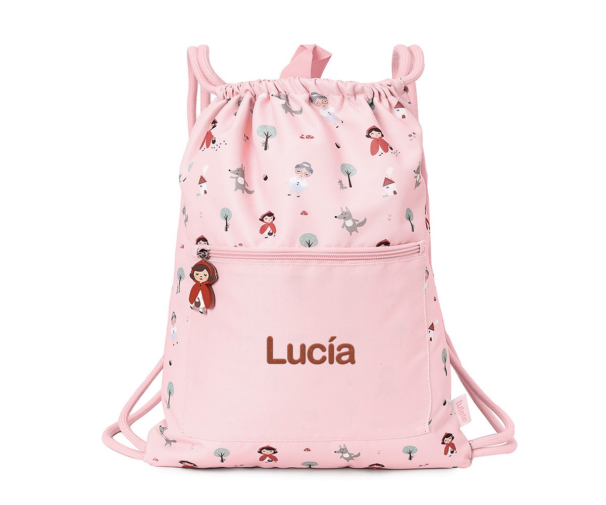Mochila Saco Impermeable Little Red Personalizable - Imagen 2