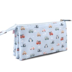 Estuche 3 Compartimentos City Cars Personalizable