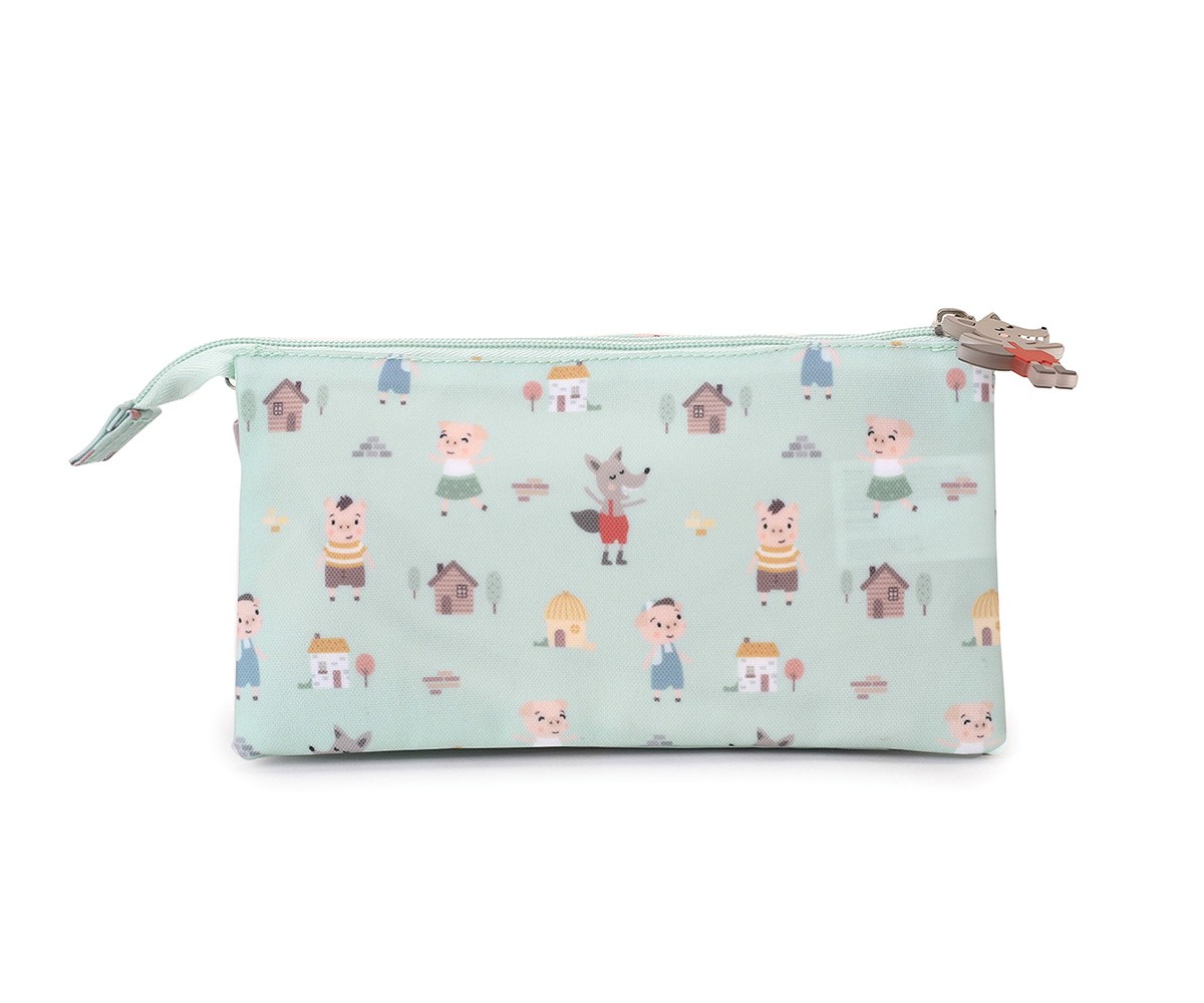 Estuche 3 Compartimentos The Three Little Pigs Personalizable - Imagen 3