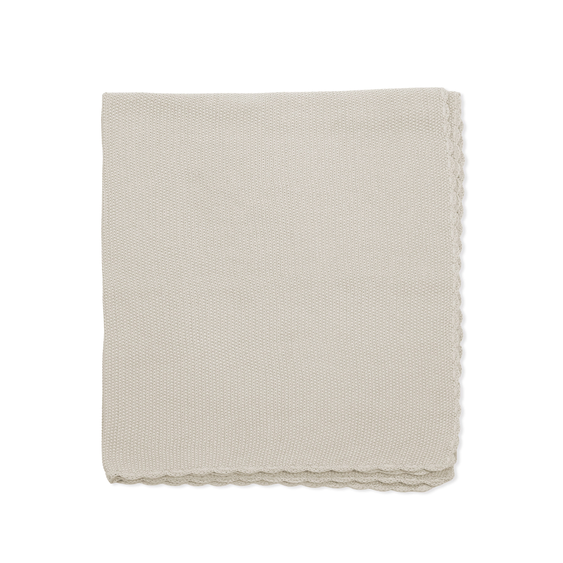 Manta Tricot Beige