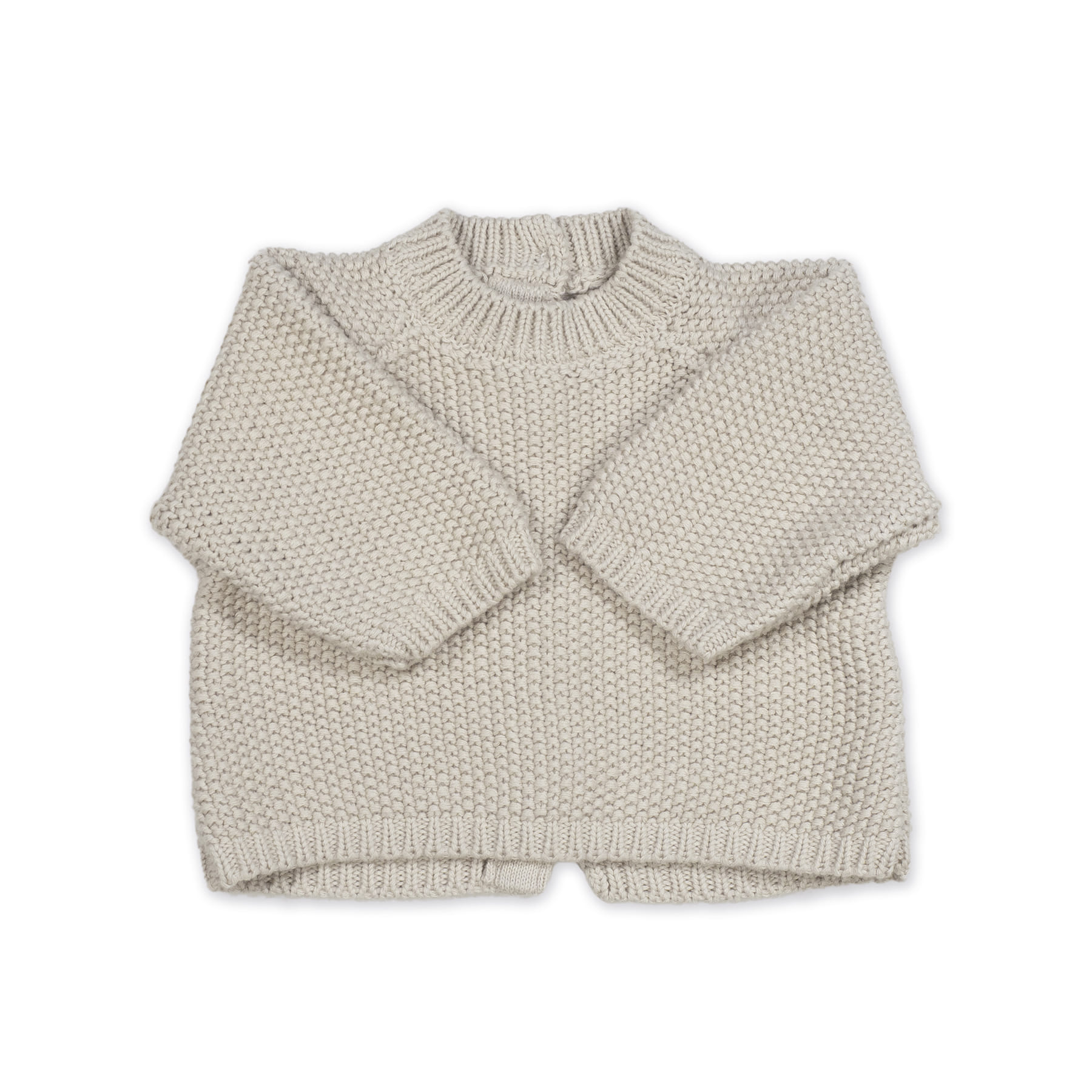 Set Tricot Jersey + Ranita + Body Bámbula Beige 0-1 M 56CM - Imagen 4