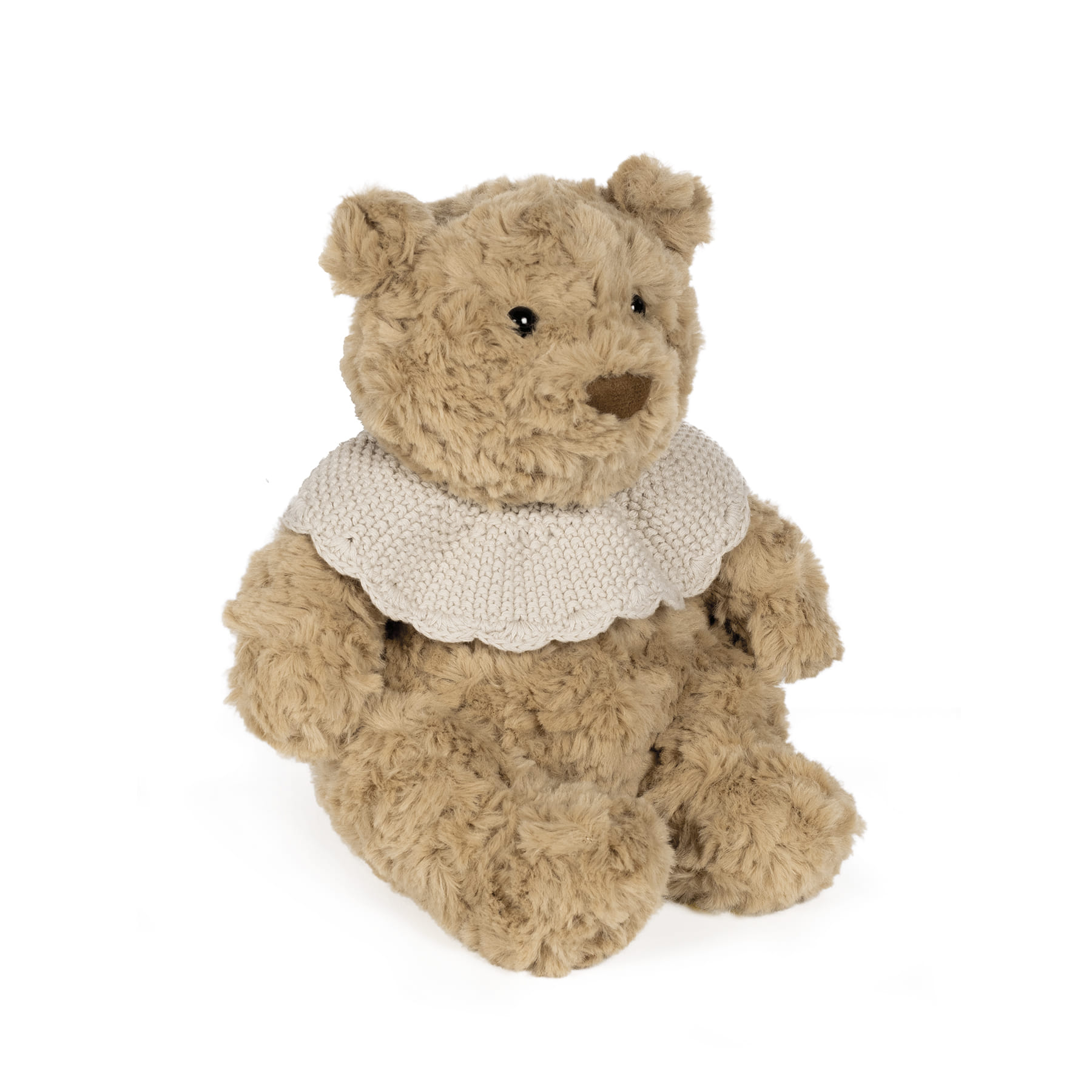Oso Peluche Tricot Beige - Imagen 2