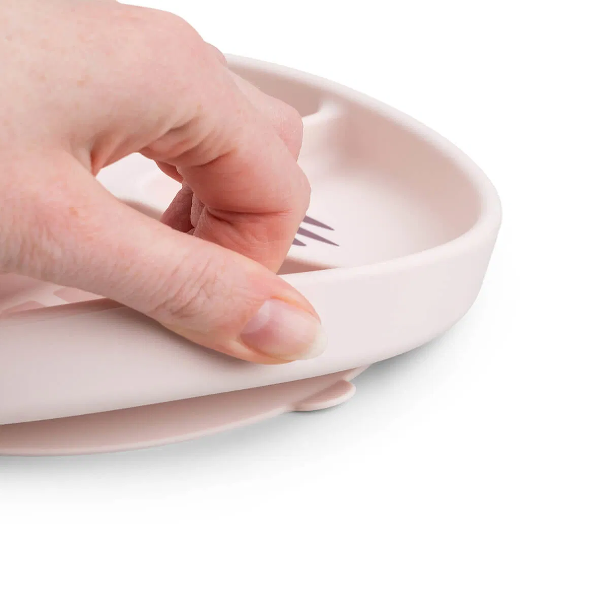 Plato Stick&Stay Compartimentado con Ventosa Playground Powder - Imagen 2