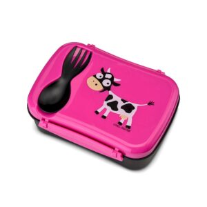 Caja de Almuerzo N'ice Box Kids Vaca Purple Carl Oscar
