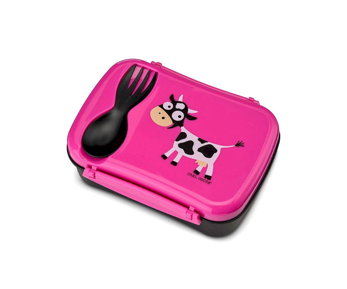 Caja de Almuerzo N'ice Box Kids Vaca Purple Carl Oscar