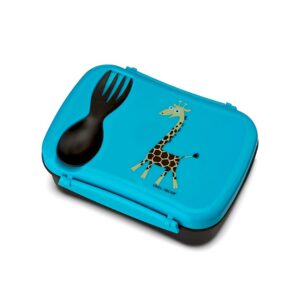 Caja de Almuerzo N'ice Box Kids Jirafa Turquoise Carl Oscar