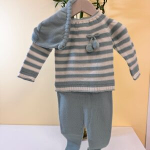 Conjunto Tricot 3 piezas con Capota