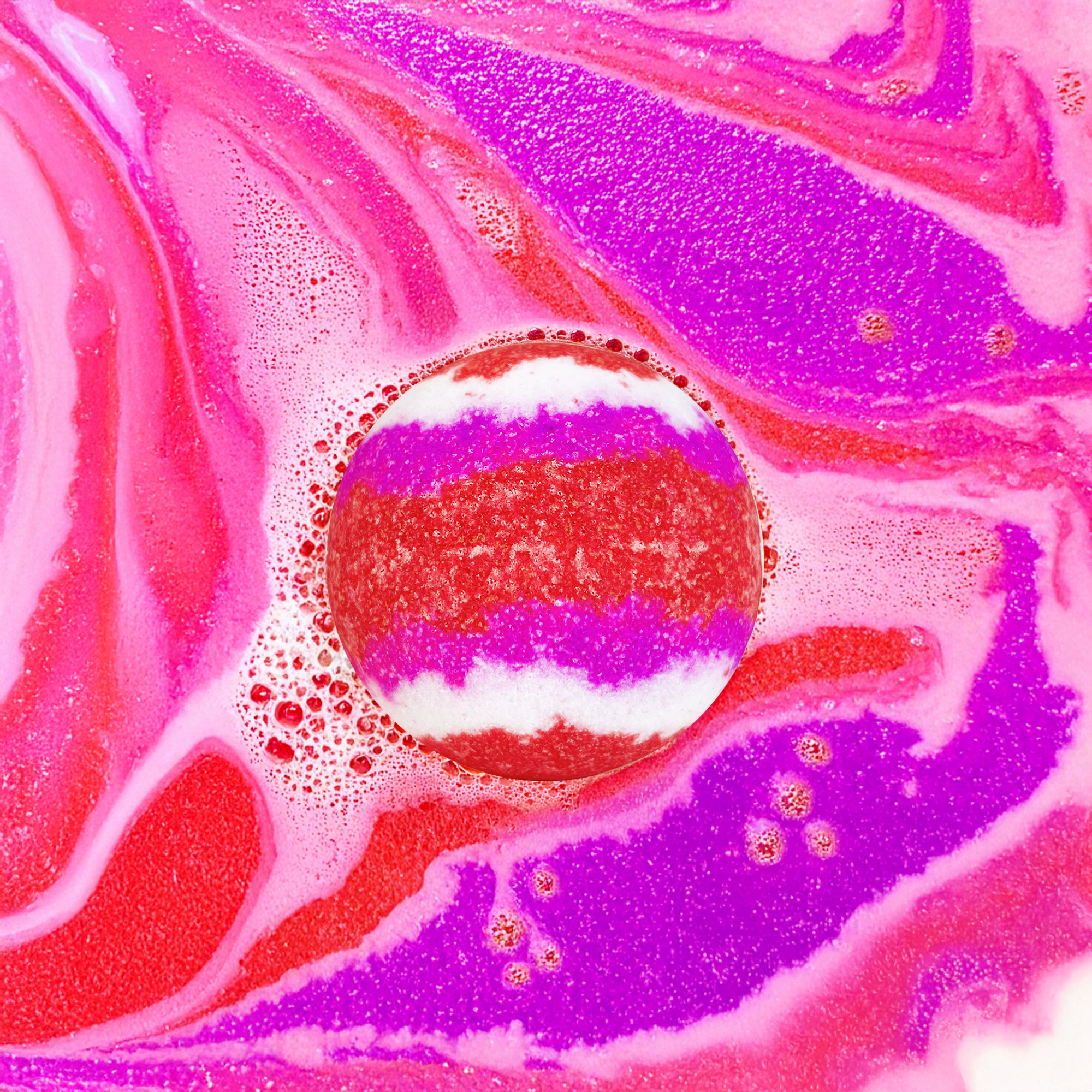 Bomba de baño colección helado - aroma fresa - Imagen 3