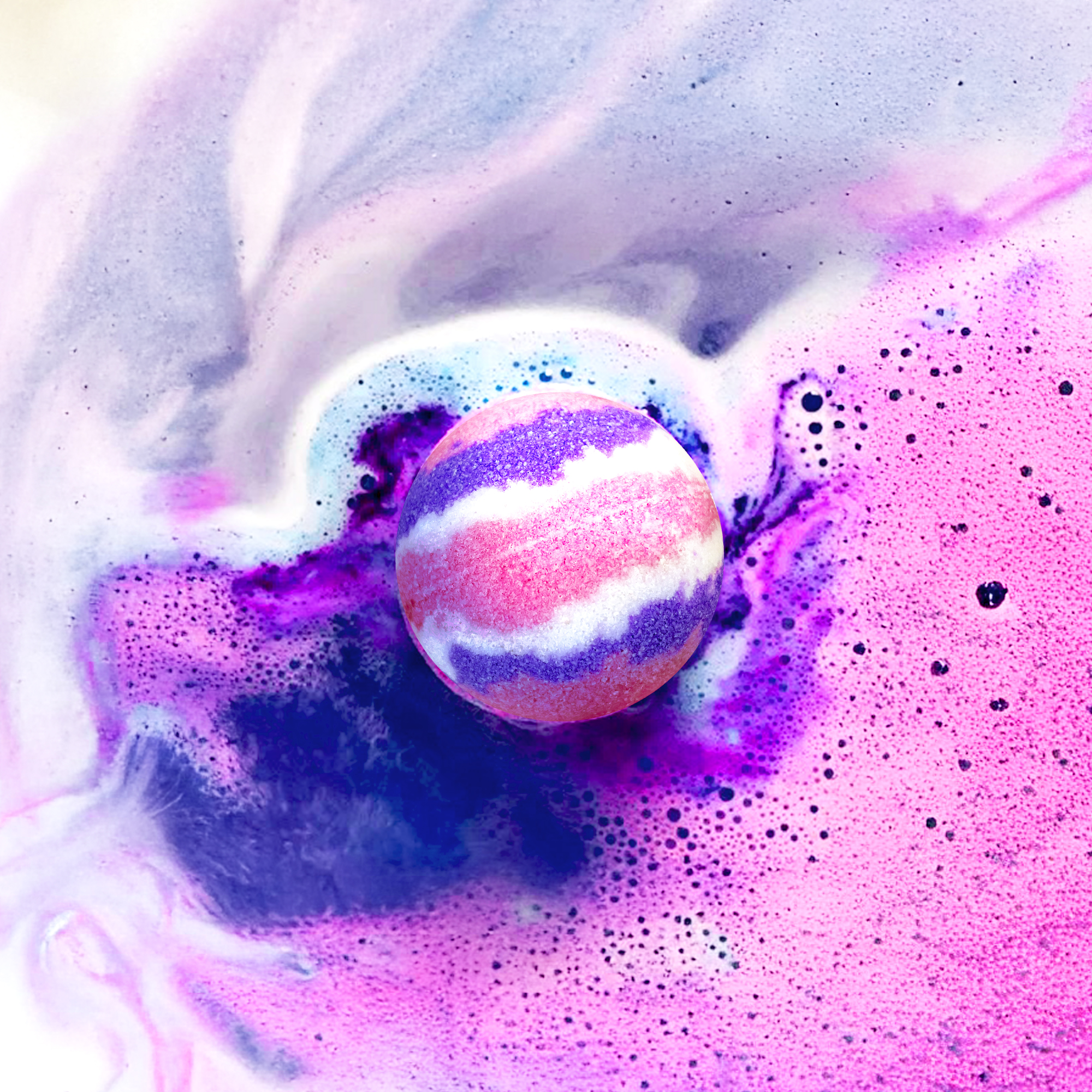 Bomba de baño colección helado - aroma arándanos - Imagen 3