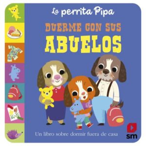 La perrita Pipa duerme con sus abuelos