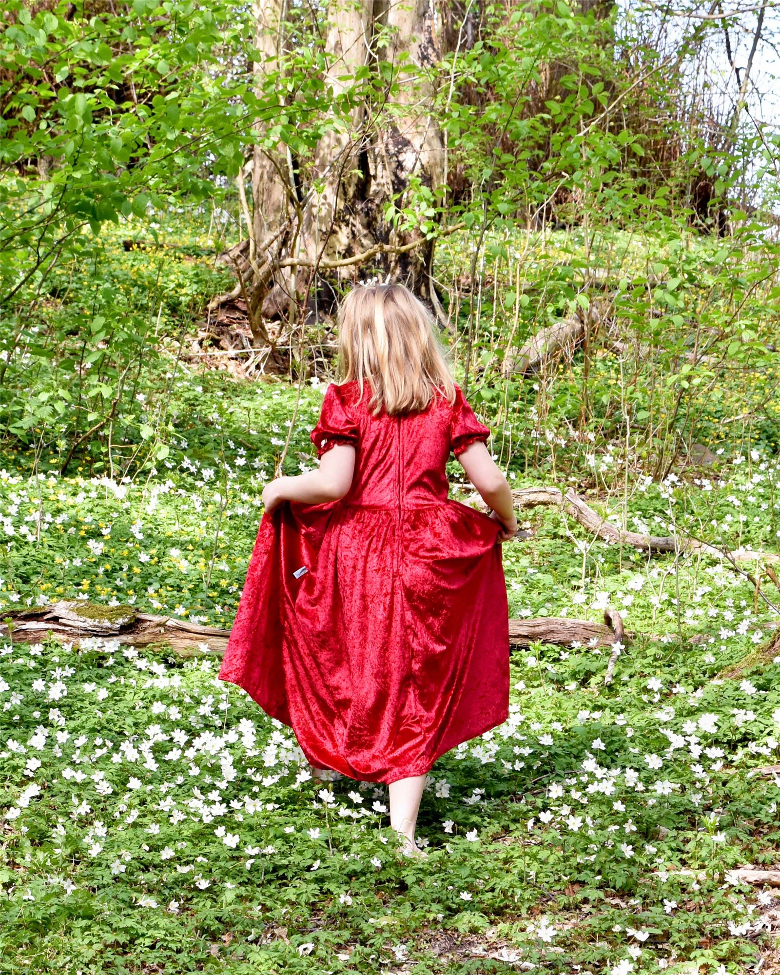 Disfraz Princesa Rojo Den Goda Fen - Imagen 7