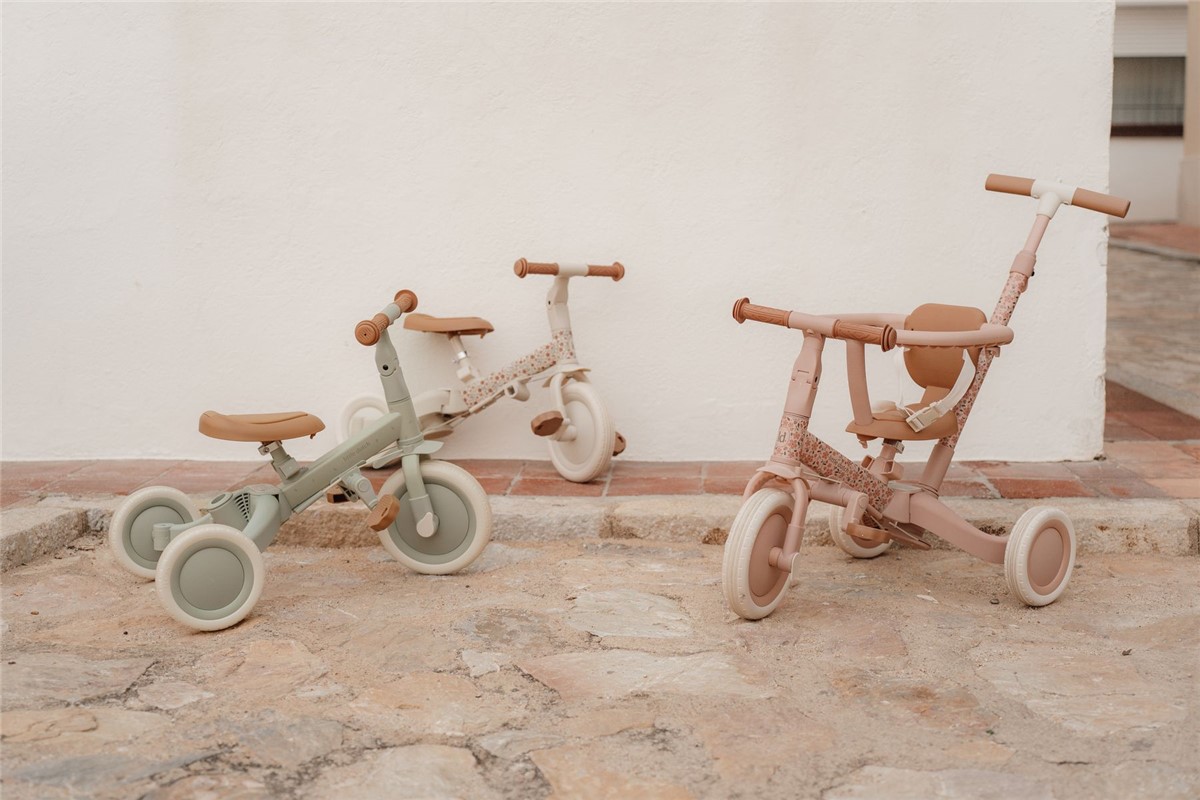 Triciclo con Barra Blanca Little Dutch - Imagen 7