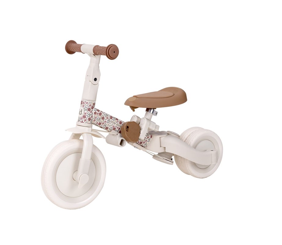 Triciclo con Barra Blanca Little Dutch - Imagen 4