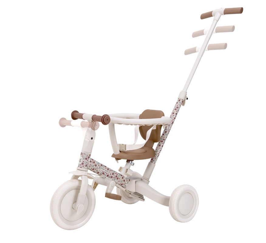 Triciclo con Barra Blanca Little Dutch - Imagen 6