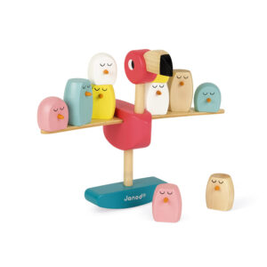 Juego de Equilibrio Flamenco Rosa Janod