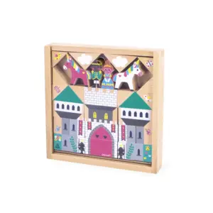 Juego de 3 bloques de madera Reino Encantado - Cross Roads Janod