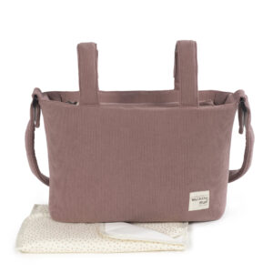 Bolsa Canastilla Pana Gala Cerise