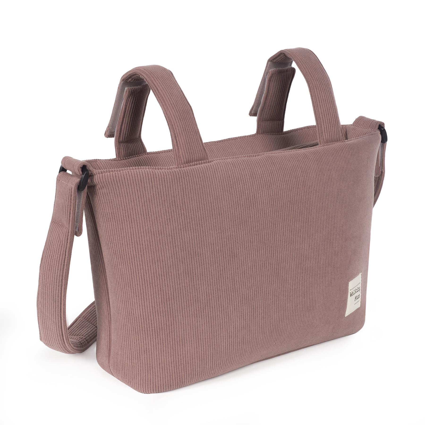 Bolsa Canastilla Pana Gala Cerise - Imagen 3