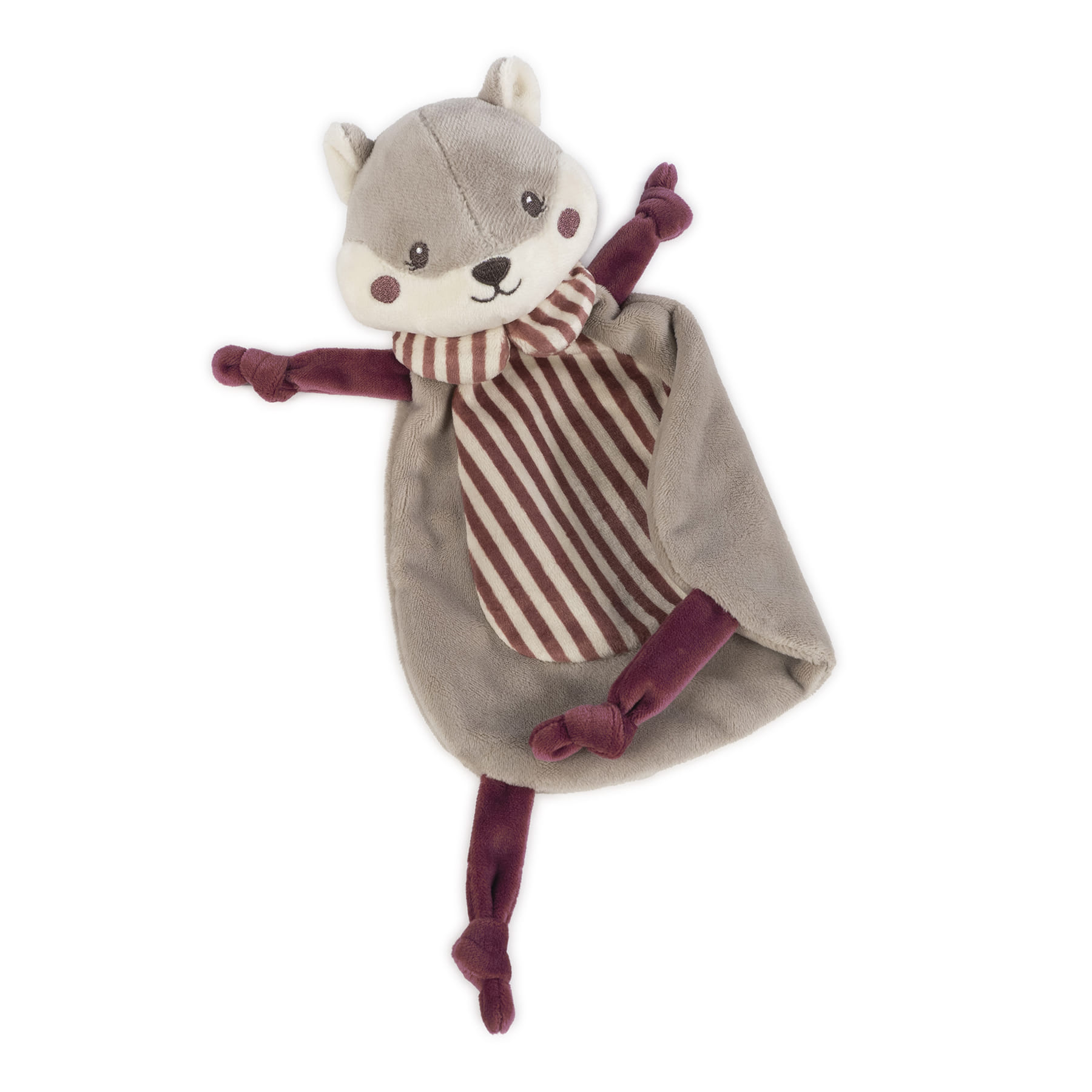 Doudou Ardilla Cherry Rayas - Imagen 2
