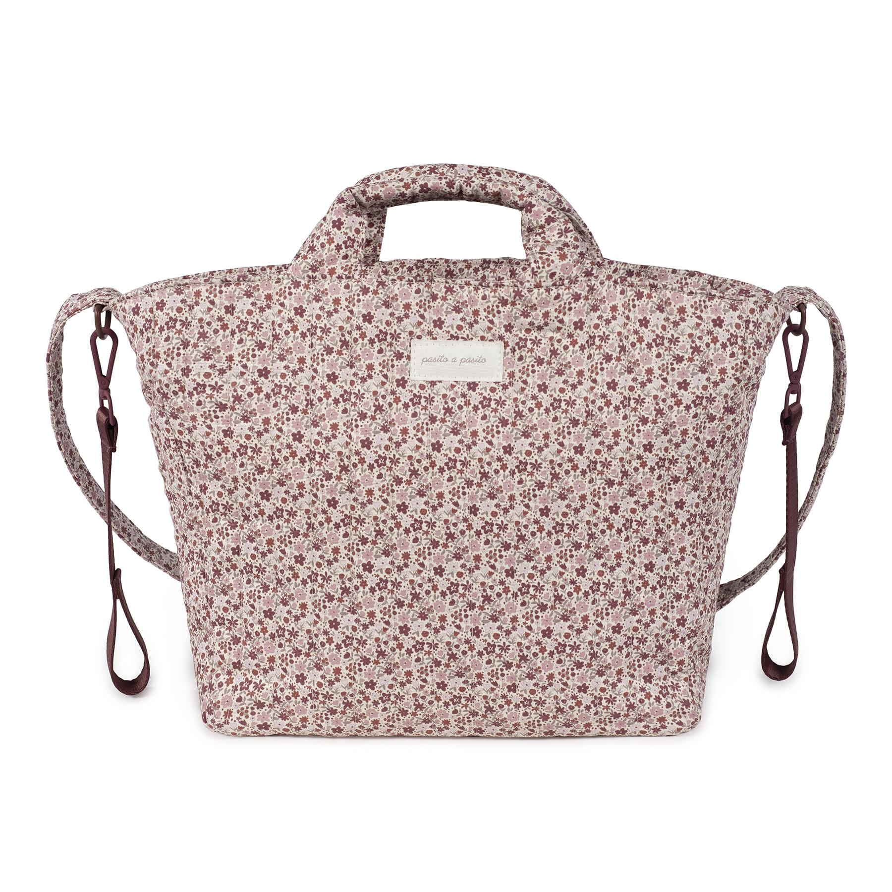Bolsa Canastilla Cherry Flores - Imagen 2