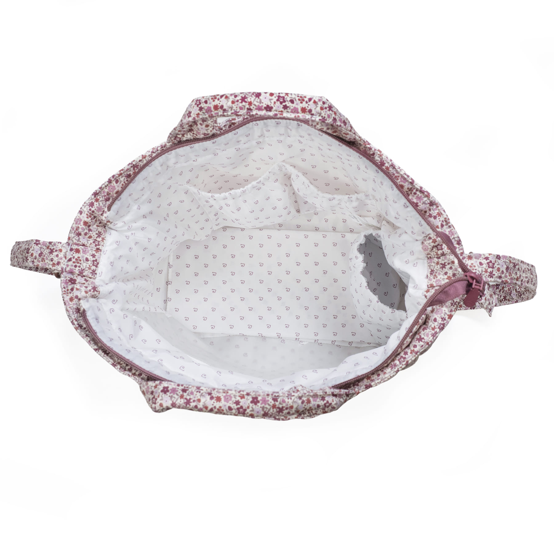 Bolsa Canastilla Cherry Flores - Imagen 5