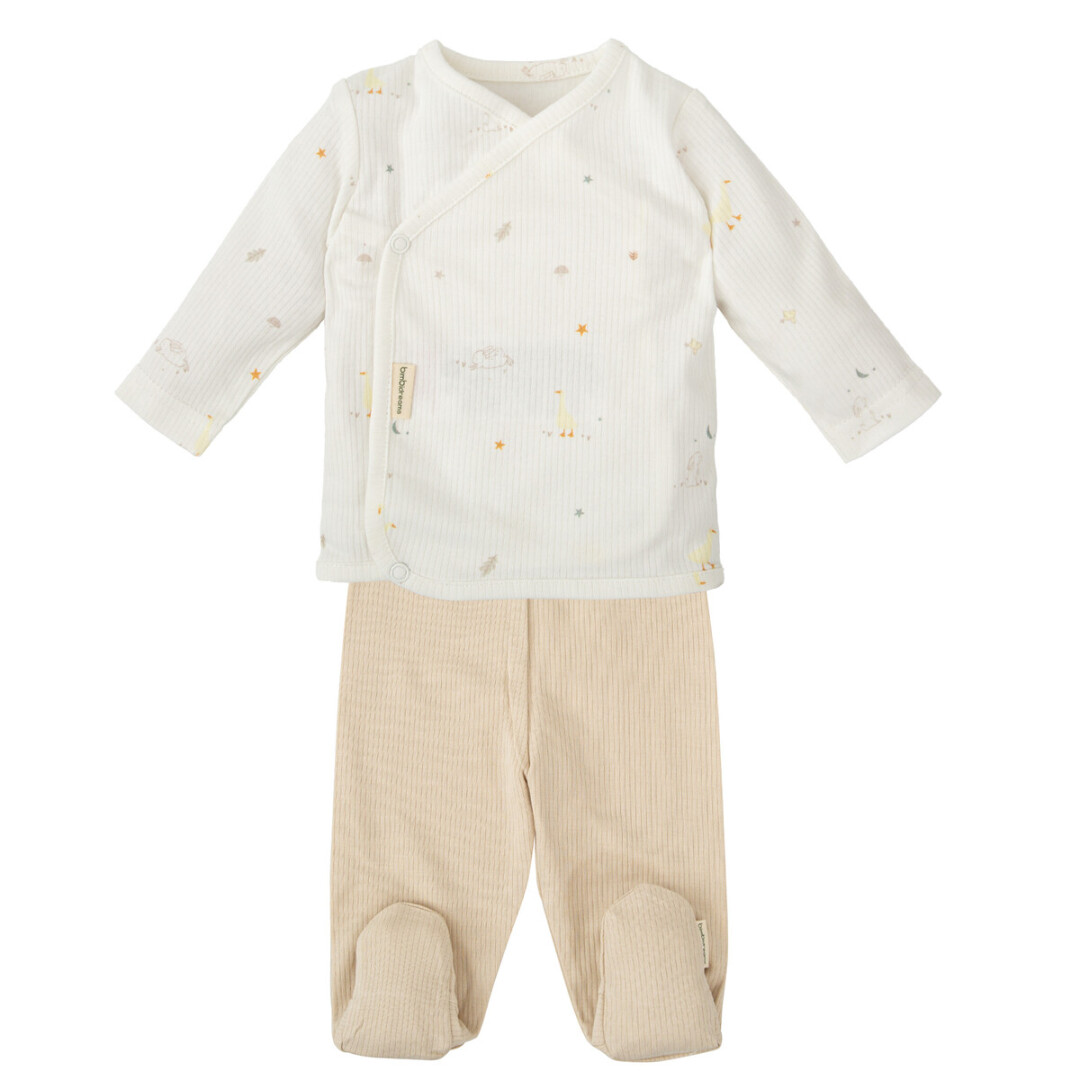 Conjunto Kimono Jubon y Polaina Happy Forest BimbiDreams
