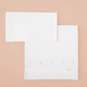 Juego sabanas punto jersey 3 piezas Dafne (Cuna 60x120) BimbiDreams