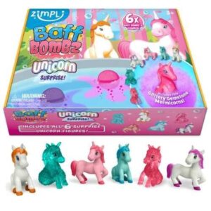 Pack 6 Bombas Baño Surprise Unicornios