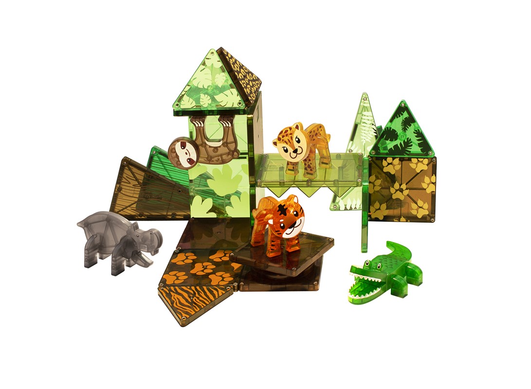 MAGNA-T Jungle Animals Set 25pcs - Imagen 4