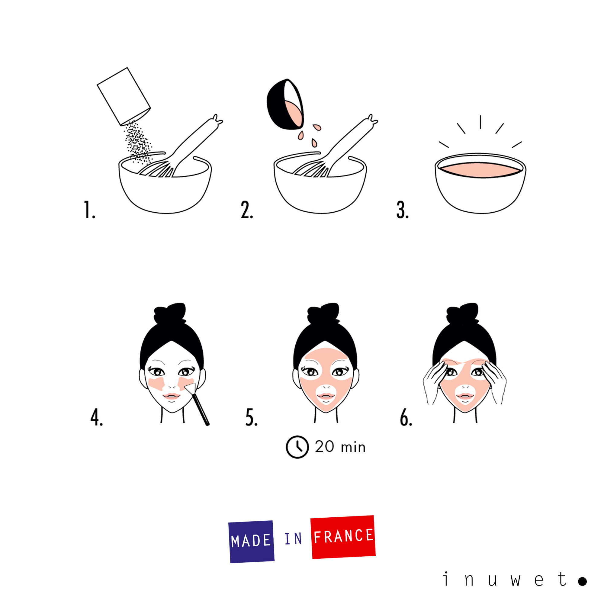 Mascarilla en polvo para DIY aroma Monoï - Imagen 5