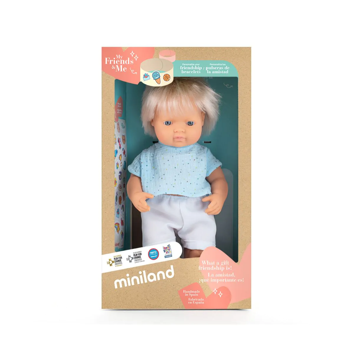 Muñeco Rubio 38cm My Friends & Me - Imagen 6