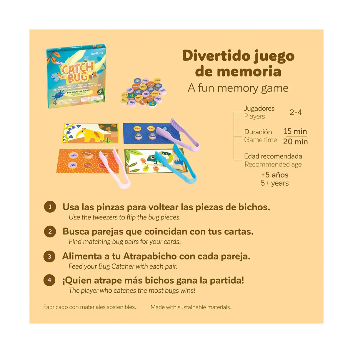 Juego de Mesa "Catch the bug" - Imagen 4