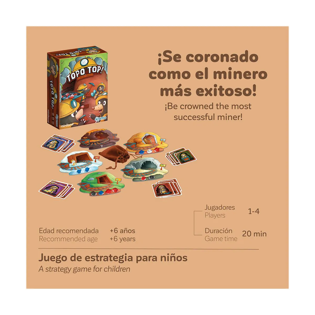 Juego de mesa "Topo Top" - Imagen 4