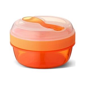Caja Almuerzo con Tapa Refrigerante N'ice Cup Naranja Carl Oscar