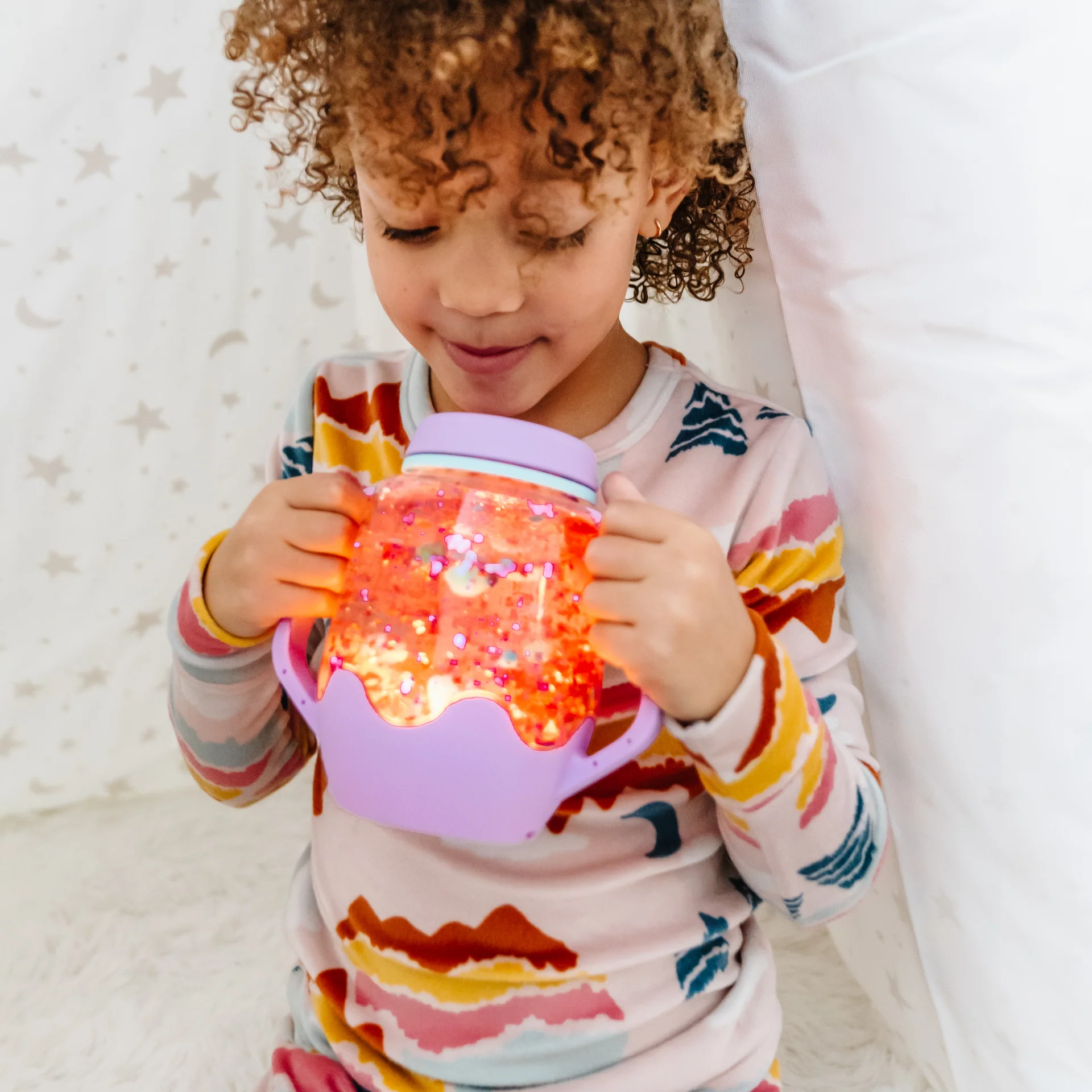 Jarra de Juego Sensorial Lila Glopals