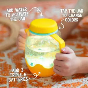 Jarra de Juego Sensorial Amarilla Glopals