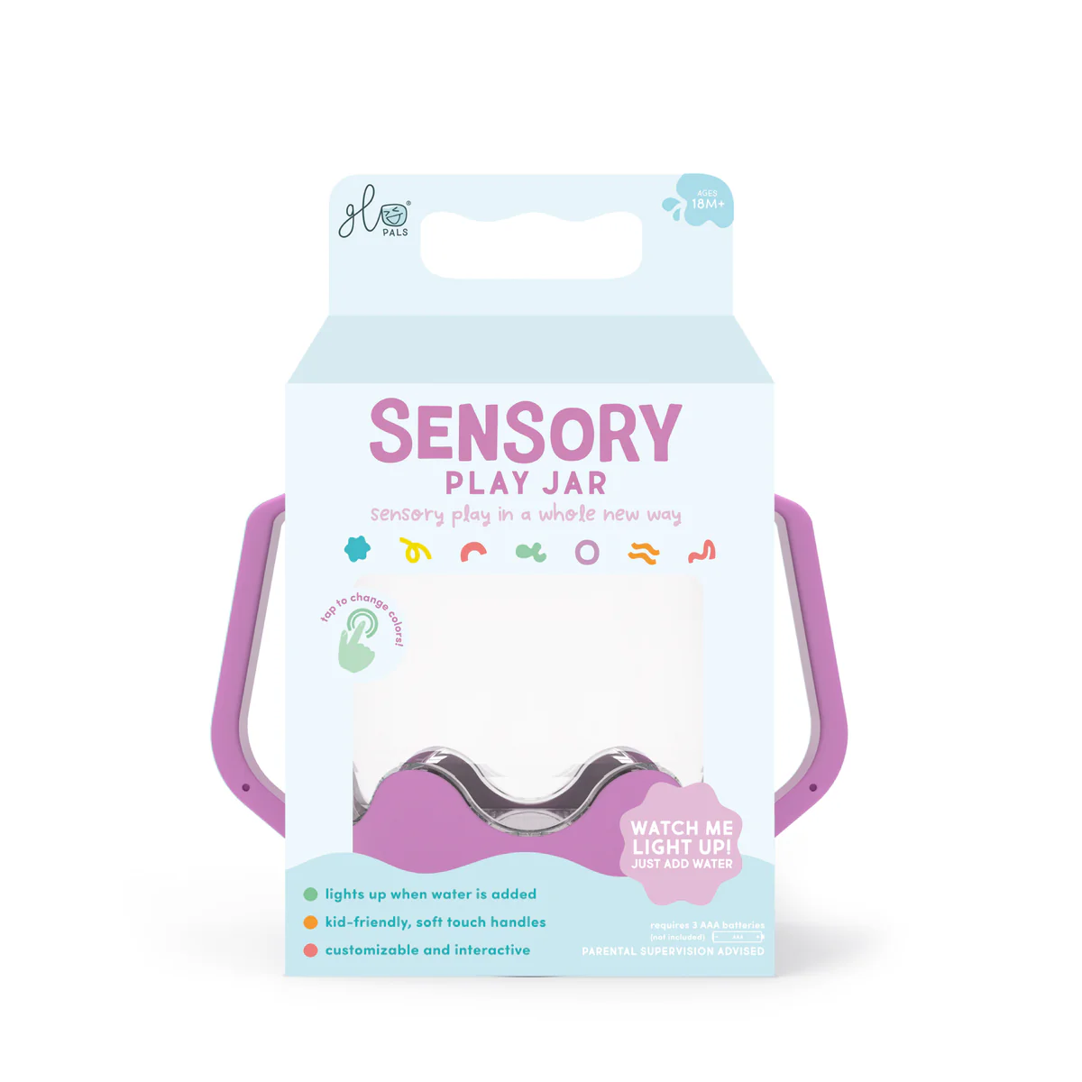 Jarra de Juego Sensorial Lila Glopals - Imagen 2