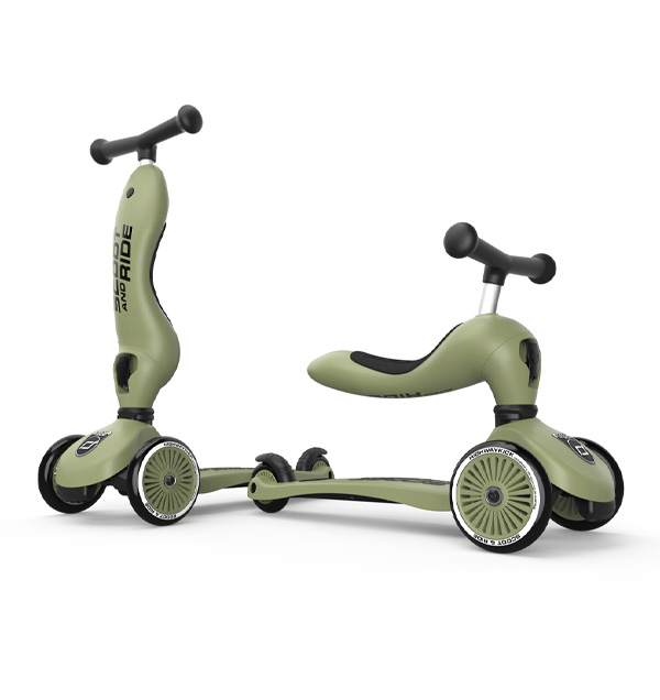Highwaykick 1 Olive Scoot&Ride - Imagen 2