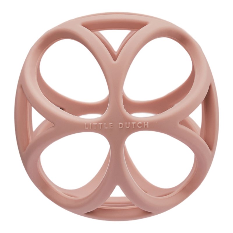 Pelota Sensorial Silicona Rosa Little Dutch - Imagen 2