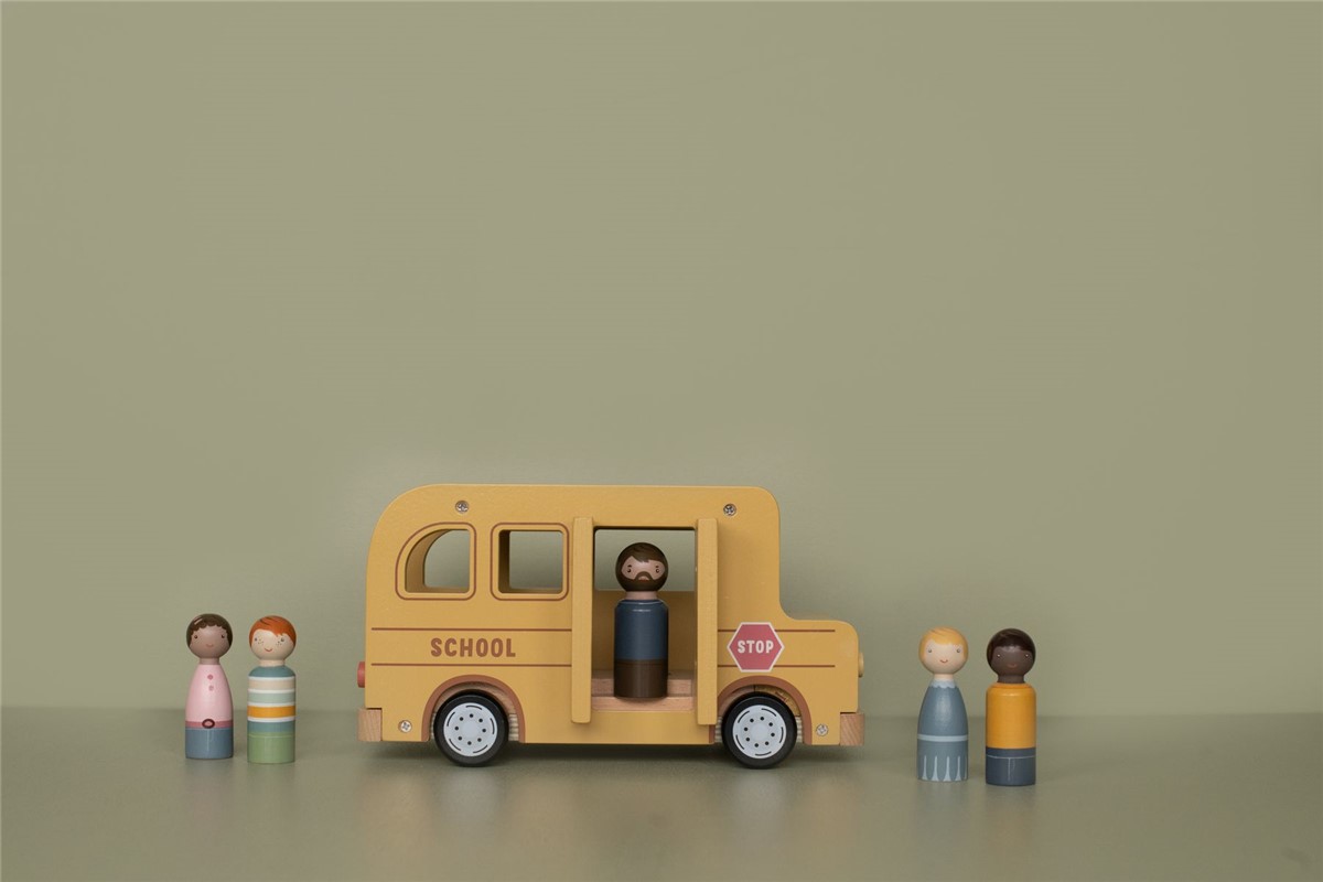 Bus Escolar con Muñecos Little Dutch - Imagen 7