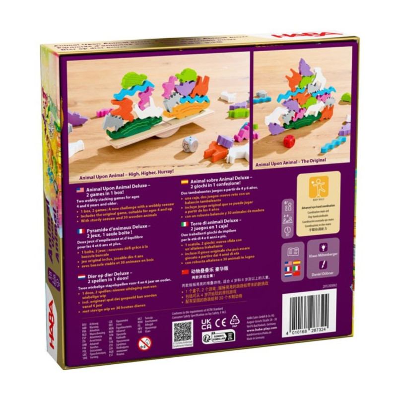 Animal sobre Animal Deluxe – Juego de Equilibrio y Apilamiento 20 aniversario - Imagen 3