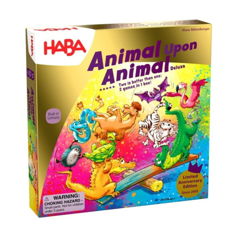Animal sobre Animal Deluxe – Juego de Equilibrio y Apilamiento 20 aniversario