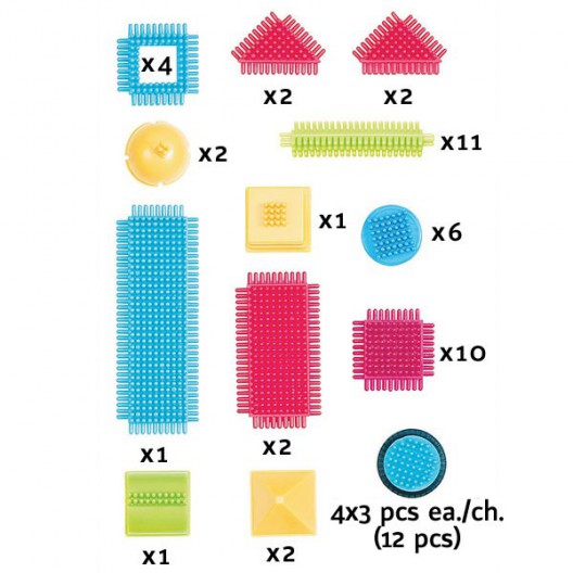 Bristle Blocks Caja de 56 pzas - Imagen 3