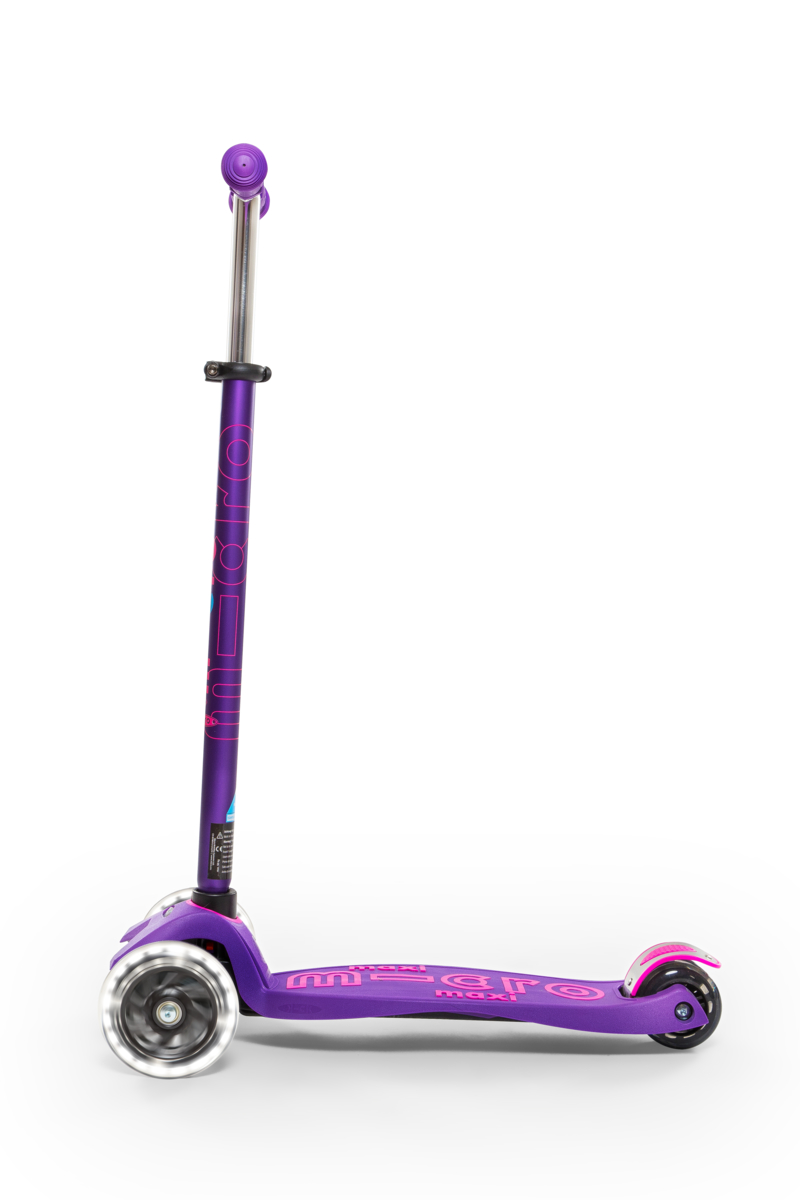 Maxi Micro Deluxe Led Lila (+5 años)