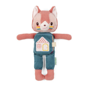Libro de Tela y Peluche Fosforescente Jeanne la Gata