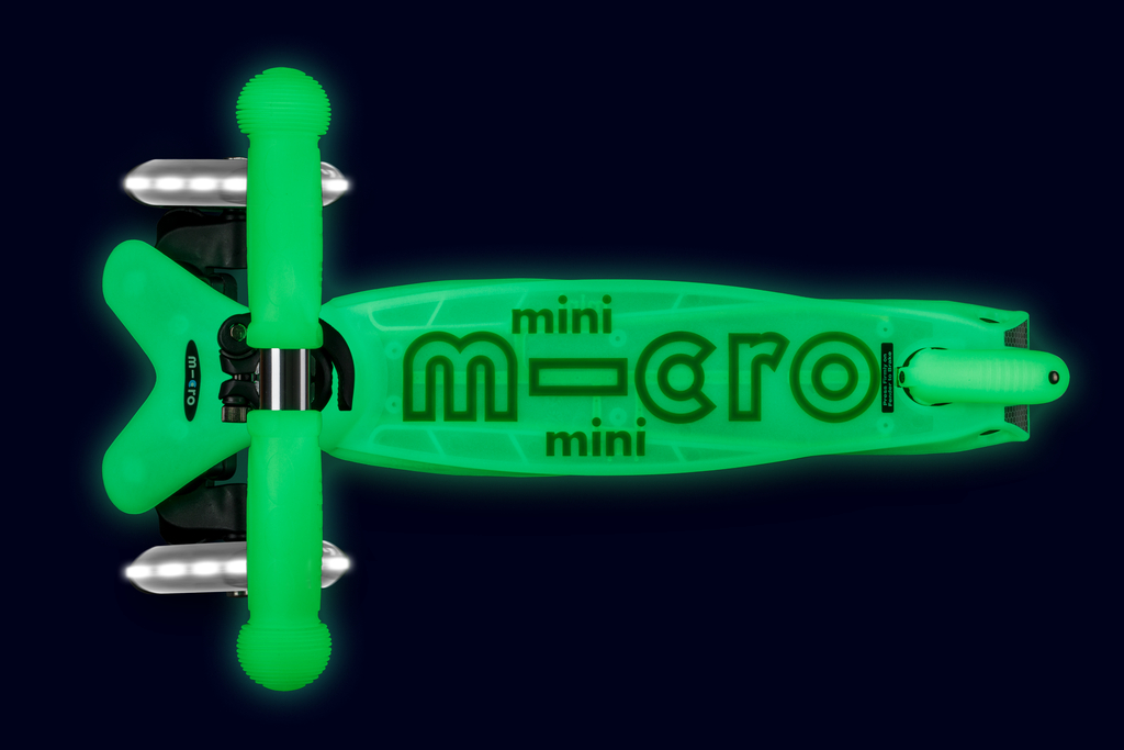 Mini Micro Deluxe Glow Led Verde Lima (+2 años) - Imagen 2