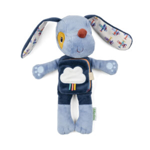 Peluche y Libro de Tela Fosforescente Jules el Perro