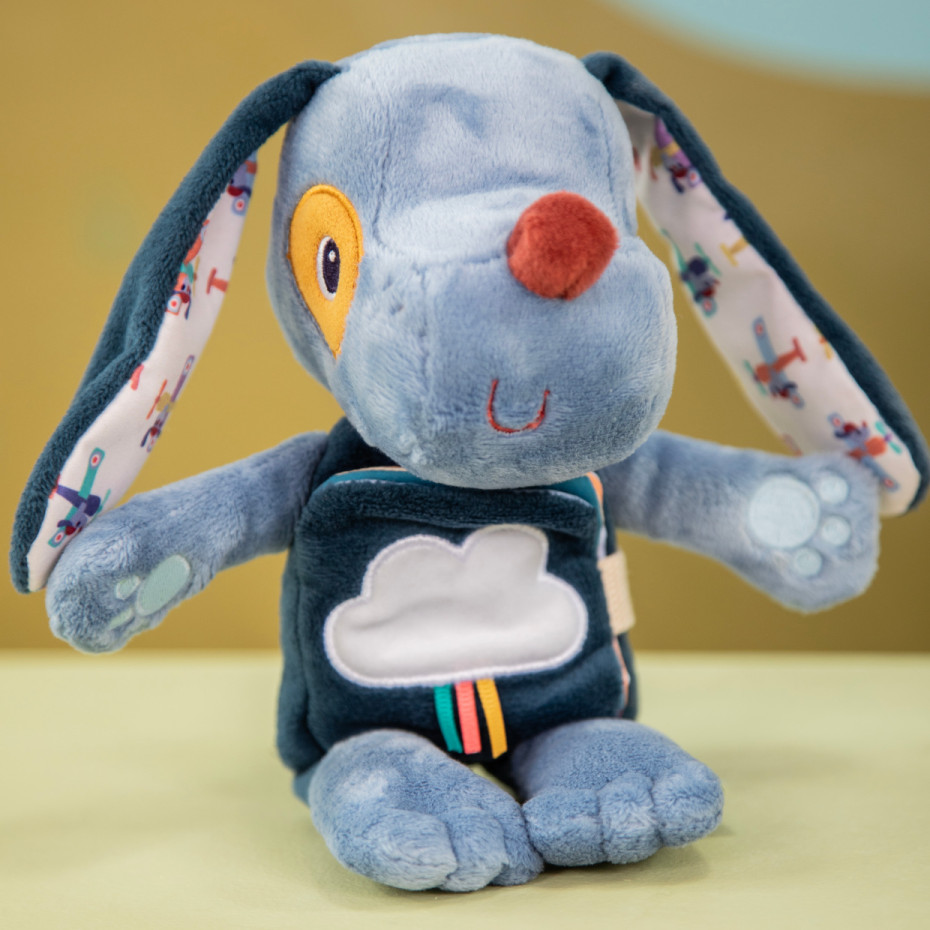 Peluche y Libro de Tela Fosforescente Jules el Perro - Imagen 6