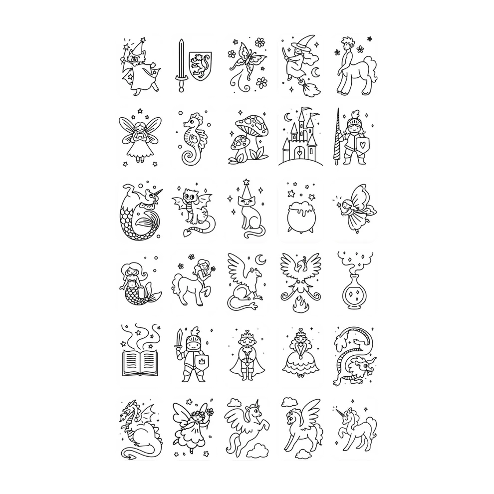 Plantillas Kidydraw Mini Érase una vez y Animales - Imagen 6