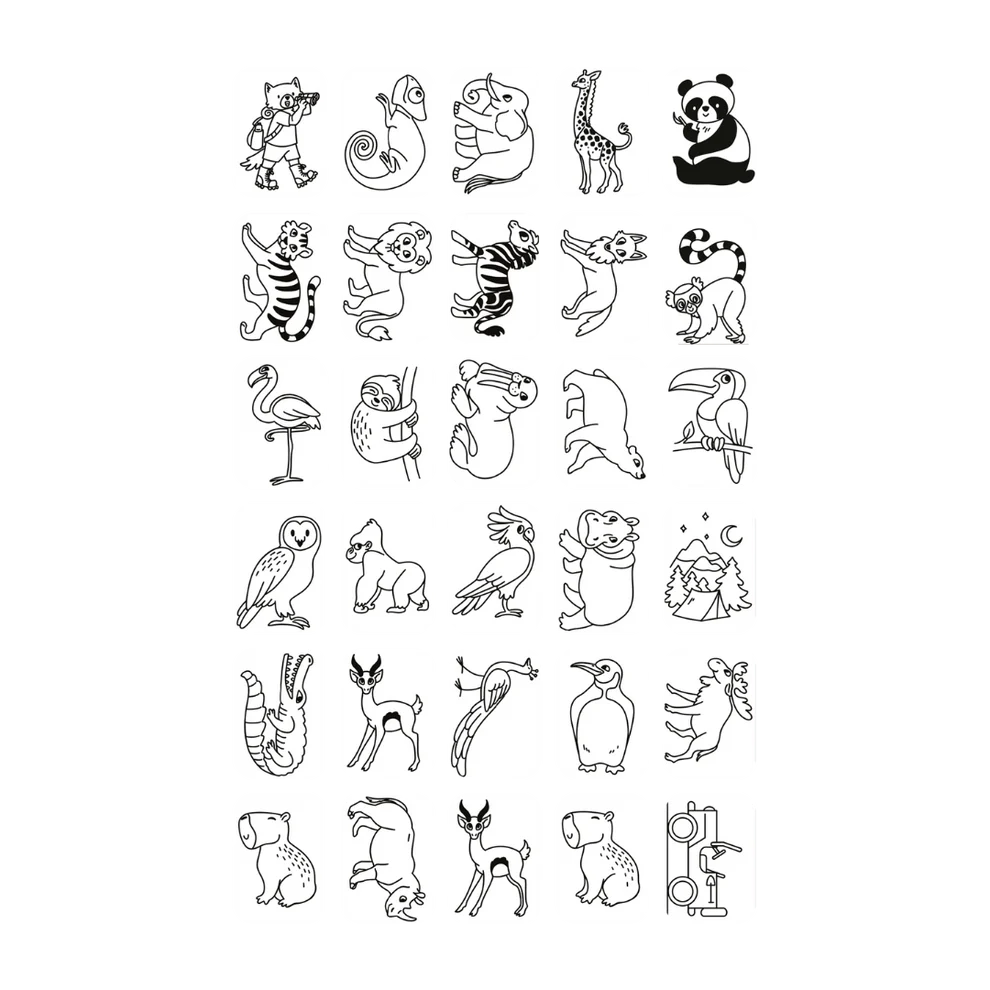 Plantillas Kidydraw Mini Érase una vez y Animales - Imagen 7